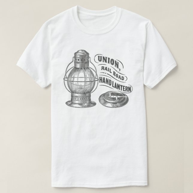 The Union Hand Lantern railroad shirt (Design Front)