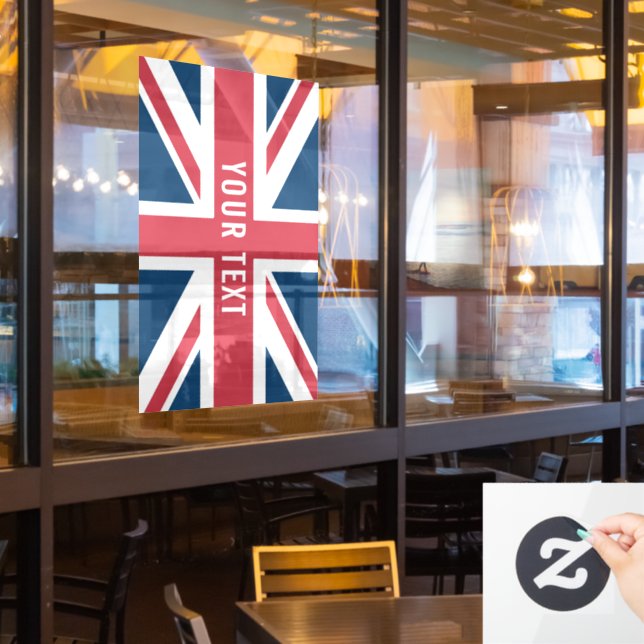 The Union Jack British Flag (Restaurant Window)