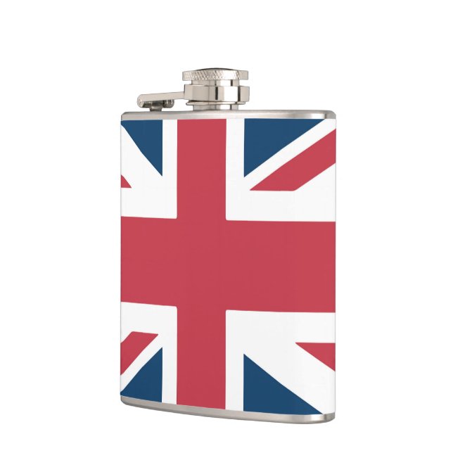 The Union Jack British Flag Hip Flask (Left)