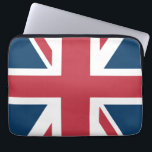 The Union Jack British Flag Laptop Sleeve<br><div class="desc">Laptop sleeve with The Union Jack flag design. This United Kingdom flag design is a great way to show you are proud to be British.</div>