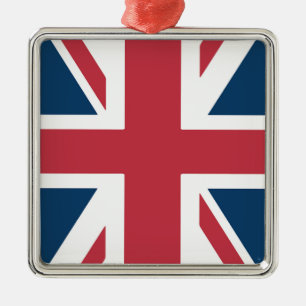 The Union Jack British Flag Metal Ornament