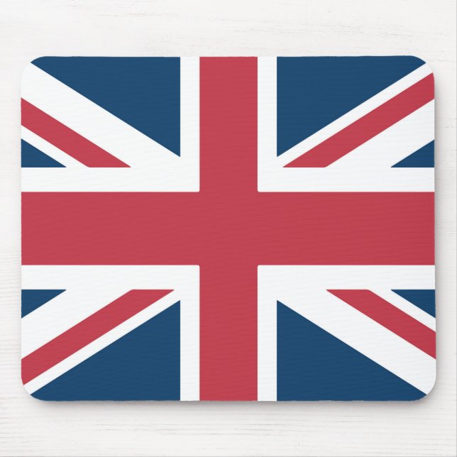 The Union Jack British Flag Mouse Pad (Front)