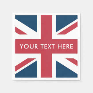The Union Jack British Flag Napkin