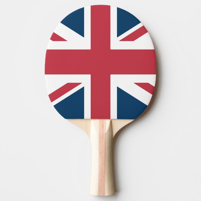 The Union Jack British Flag Ping Pong Paddle (Front)