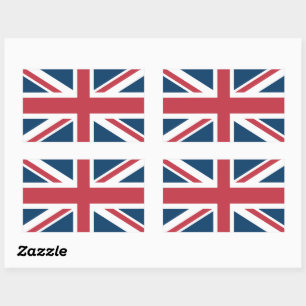 The Union Jack British Flag Rectangular Sticker