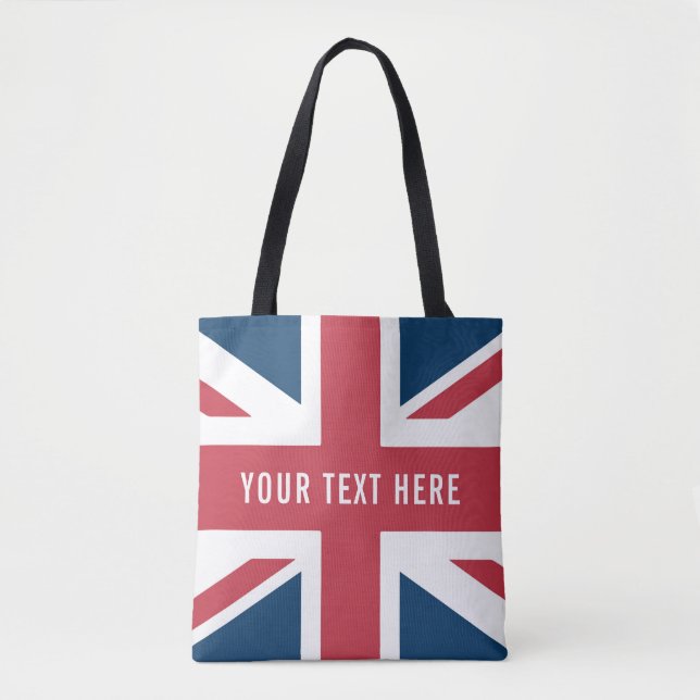 The Union Jack British Flag Tote Bag (Front)