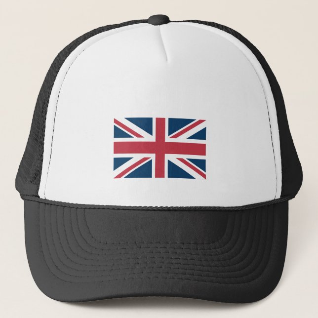 The Union Jack British Flag Trucker Hat (Front)