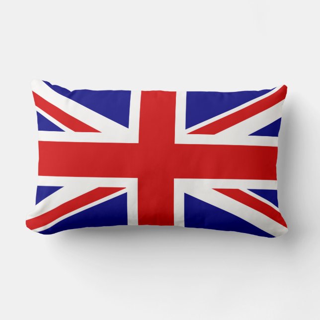 The Union Jack Flag Lumbar Cushion (Front)