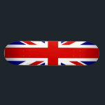 The Union Jack Flag Skateboard<br><div class="desc">The Union Jack Flag of the UK - United Kingdom, which is in Britain. The Union Jack flag symbolises the unity between England, Scotland and Ireland. The colours of the union jack flag are red, blue, white. This design is also available on many other products for you to choose from....</div>