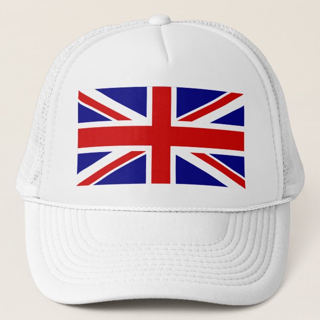 The Union Jack Flag Trucker Hat (Front)