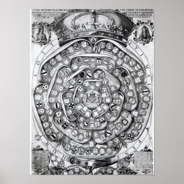 The Union of the Roses of the Families Poster (Front)