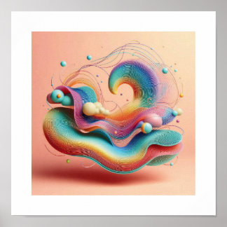 The Unique Abstract Dream Poster