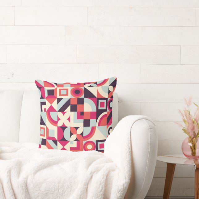 The unique abstract shape pattern design. cushion (Couch)