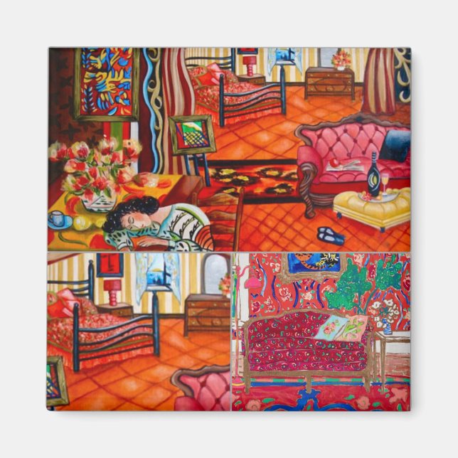 The unique colourful home design in Matisse's pain Magnet (Front)