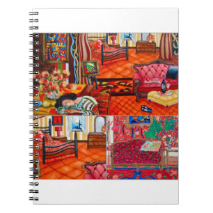 The unique colourful home design in Matisse's pain Notebook