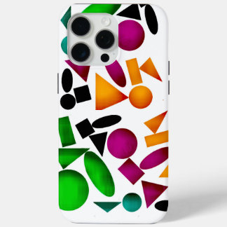 the unique shape of the colour pattern iPhone 15 pro max case