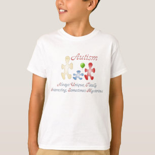 The Unique World of Autism Kid's Ringer Shirt