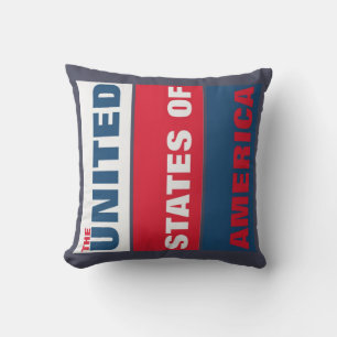 The Unite States of America country patriotic Outdoor Cushion