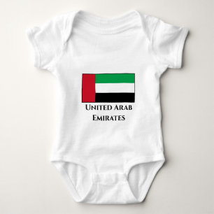 The United Arab Emirates Flag Baby Bodysuit