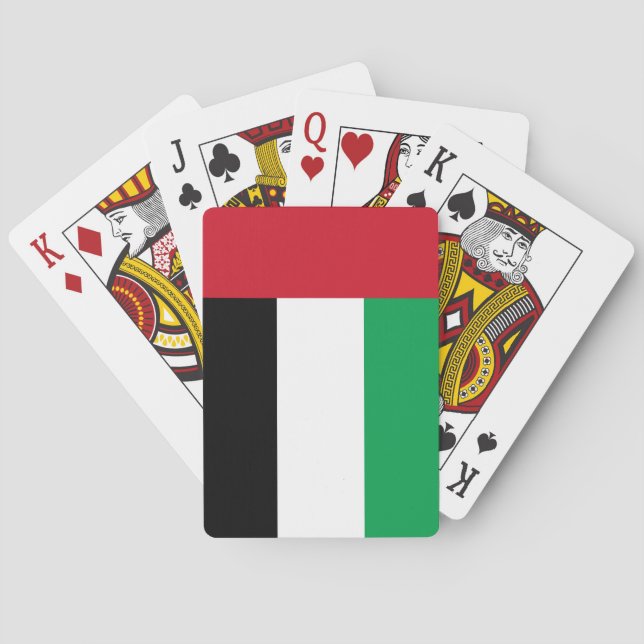 The United Arab Emirates Flag Playing Cards (Back)