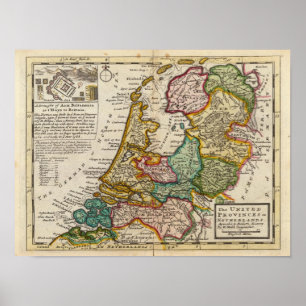 The United Provinces or Netherlands Poster