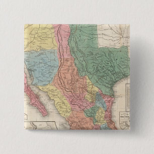 The United States and Mexico 15 Cm Square Badge