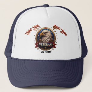 The United States Armed Services Retired Custom Trucker Hat