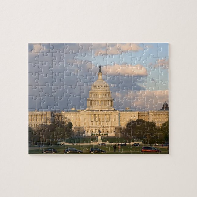 The United States Capitol Building in Jigsaw Puzzle (Horizontal)