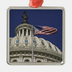 The United States Capitol, Washington, DC Metal Ornament