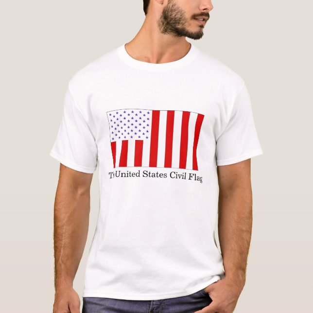 The United States Civil Flag T-Shirt (Front)