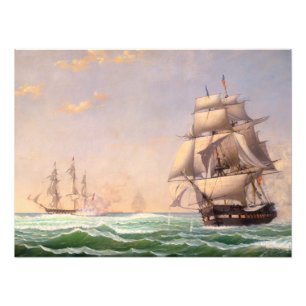 The United States Frigate by Fitz Henry Lane Photo Print