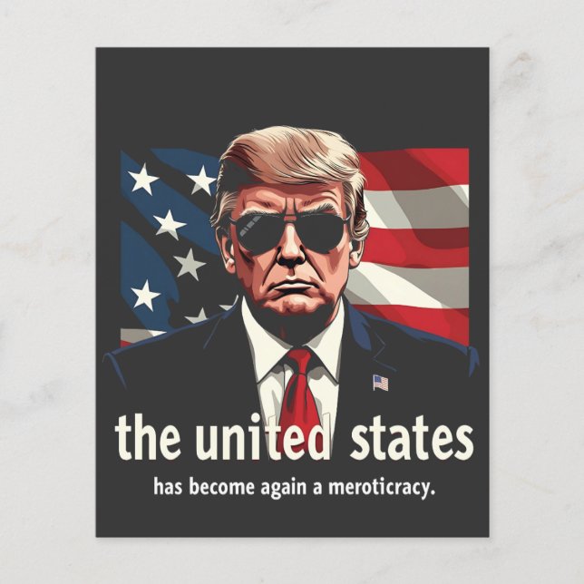 The United States Has Become a Meritocracy Again Flyer (Front)