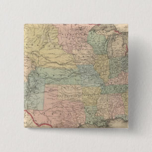 The United States of America 15 Cm Square Badge