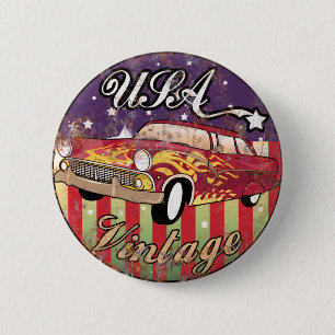 The United States of America 59 vintage 6 Cm Round Badge