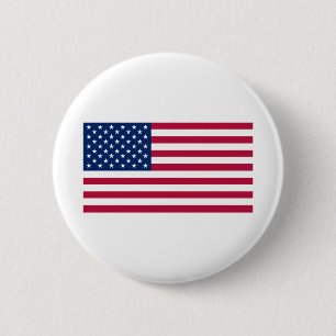 The United States Of America Flag 6 Cm Round Badge