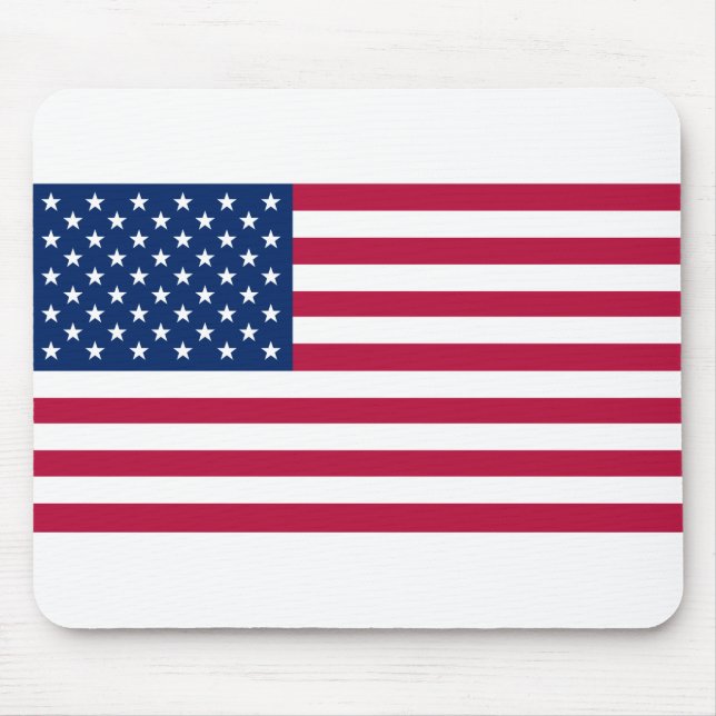 The United States Of America Flag Mouse Pad (Front)