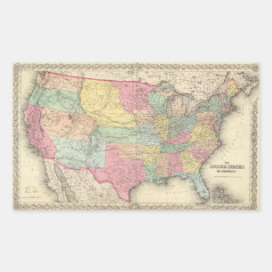 The United States Of America Rectangular Sticker