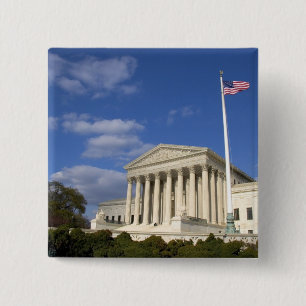 The United States Supreme Court Building in 15 Cm Square Badge