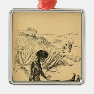 The United States takes Cuba from Spain Metal Tree Decoration