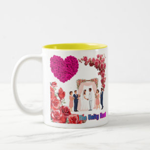 The Unity Knot white Two-Tone Coffee Mug
