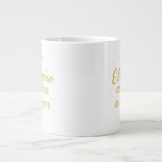The Universe Conspires in Your Favor ✨ | Elegant G Large Coffee Mug