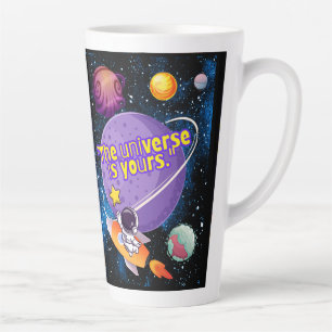 THE UNIVERSE IS YOURS LATTE MUG