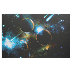 The universe of planets fabric