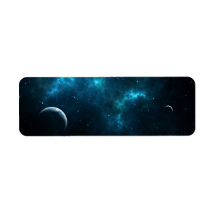 The universe return address label