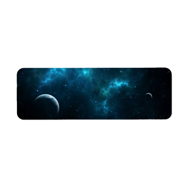 The universe return address label (Front)