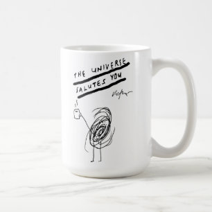 The Universe Salutes You - Victore Coffee Mug