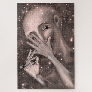 The Universe Sees - Abstract Painting Art Jigsaw Puzzle