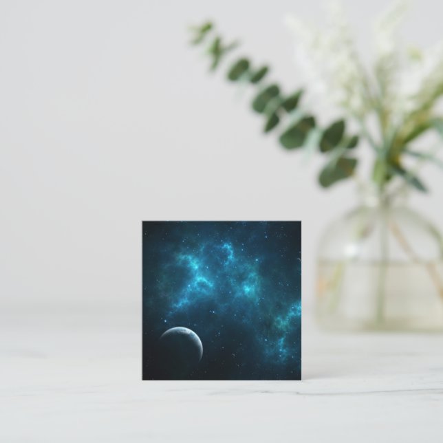 The universe square business card (Standing Front)