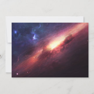 The universe thank you card