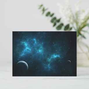 The universe thank you card